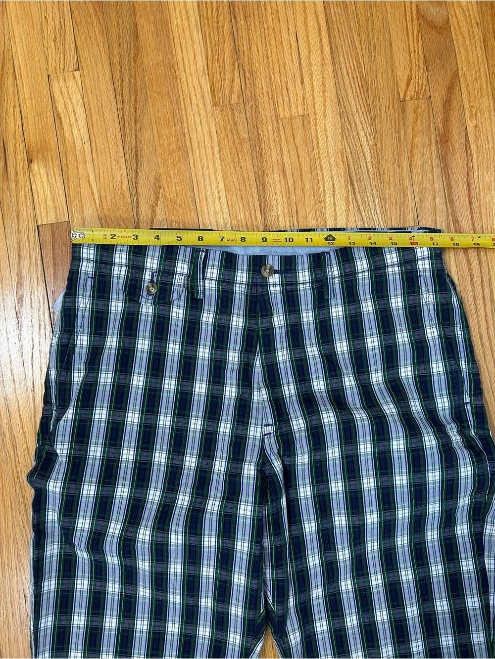 NWT Polo Ralph Lauren Tartan Plaid Classic Fit Seersucker Flat Front Pants